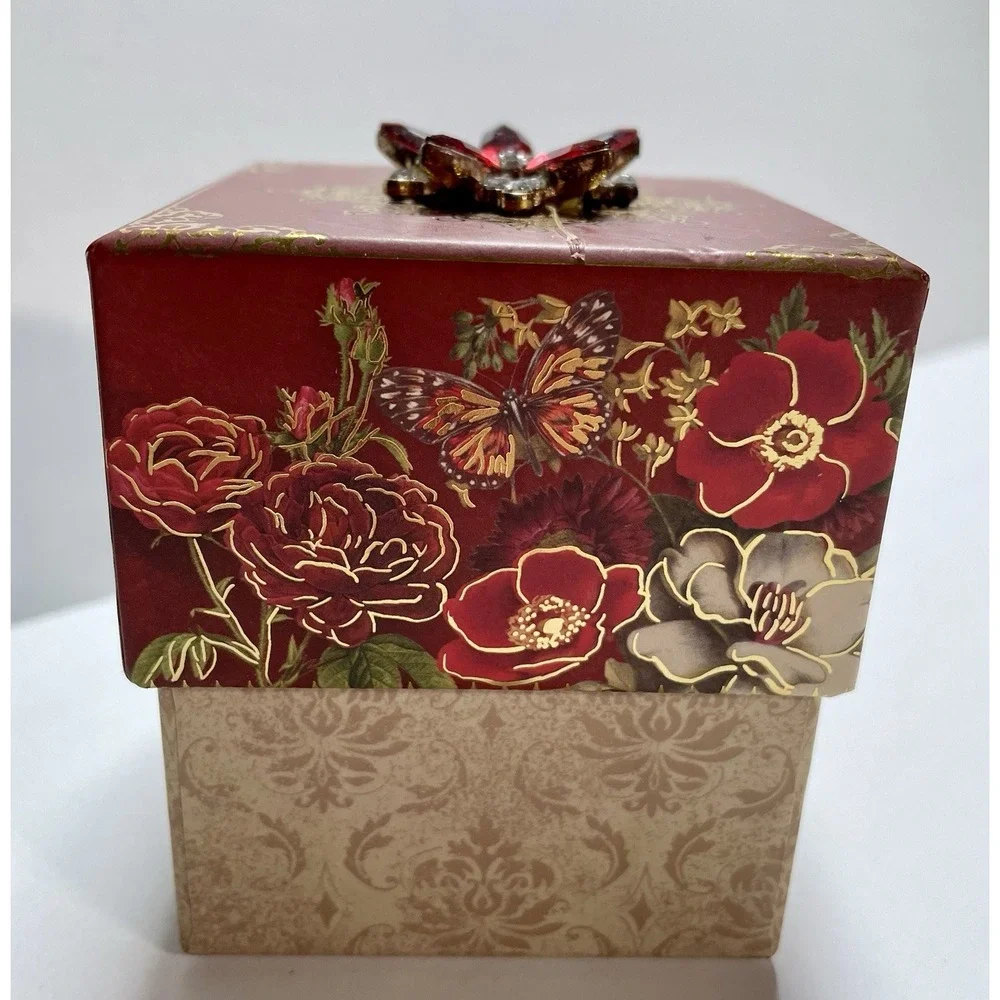 Music Box Trinket Box Wind Up Hark the Harold Angels Sing Pine Soap Box Empty